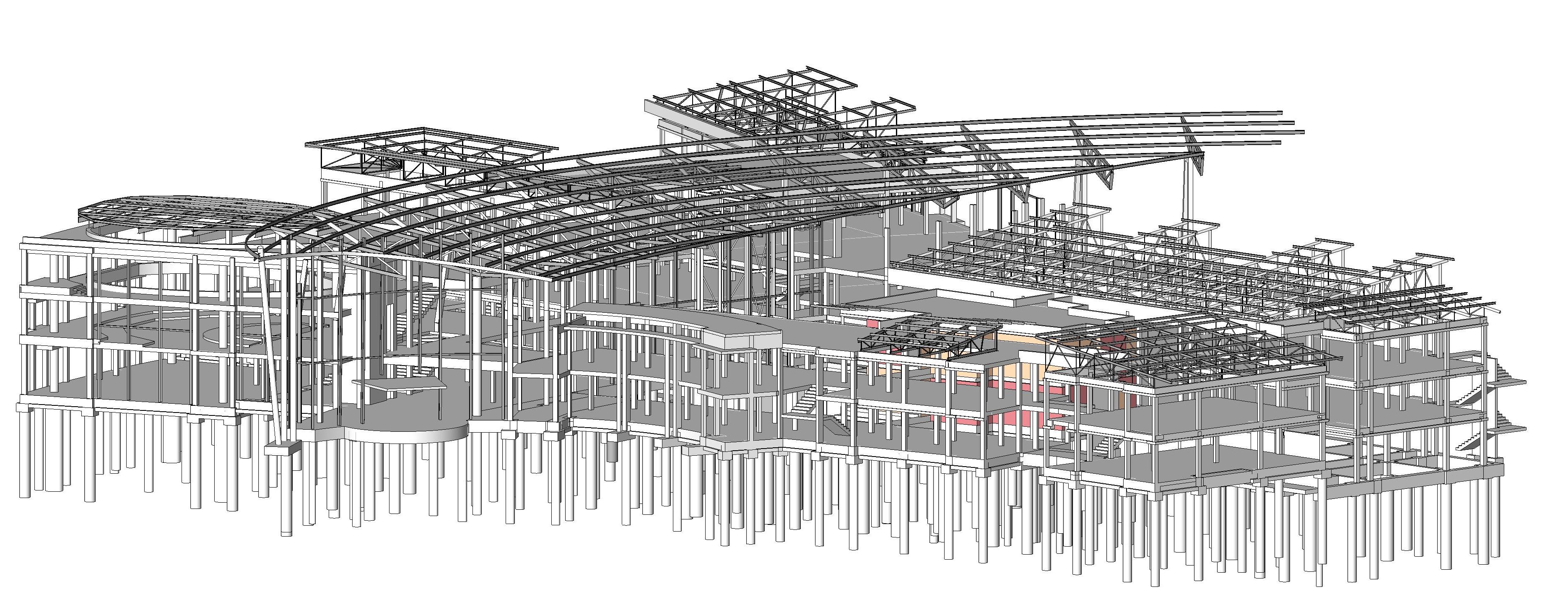 3D - Structural model (Revit)